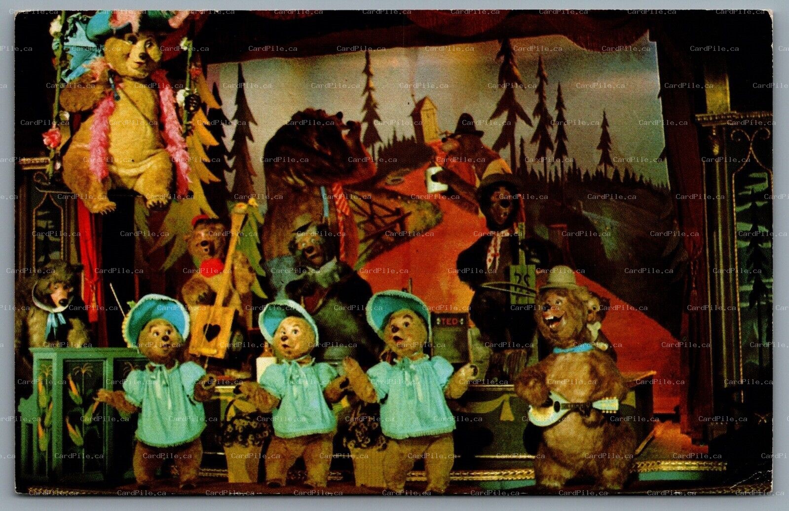 Postcard Walt Disney World FL c1974 The Country Bear Jamboree 01110218