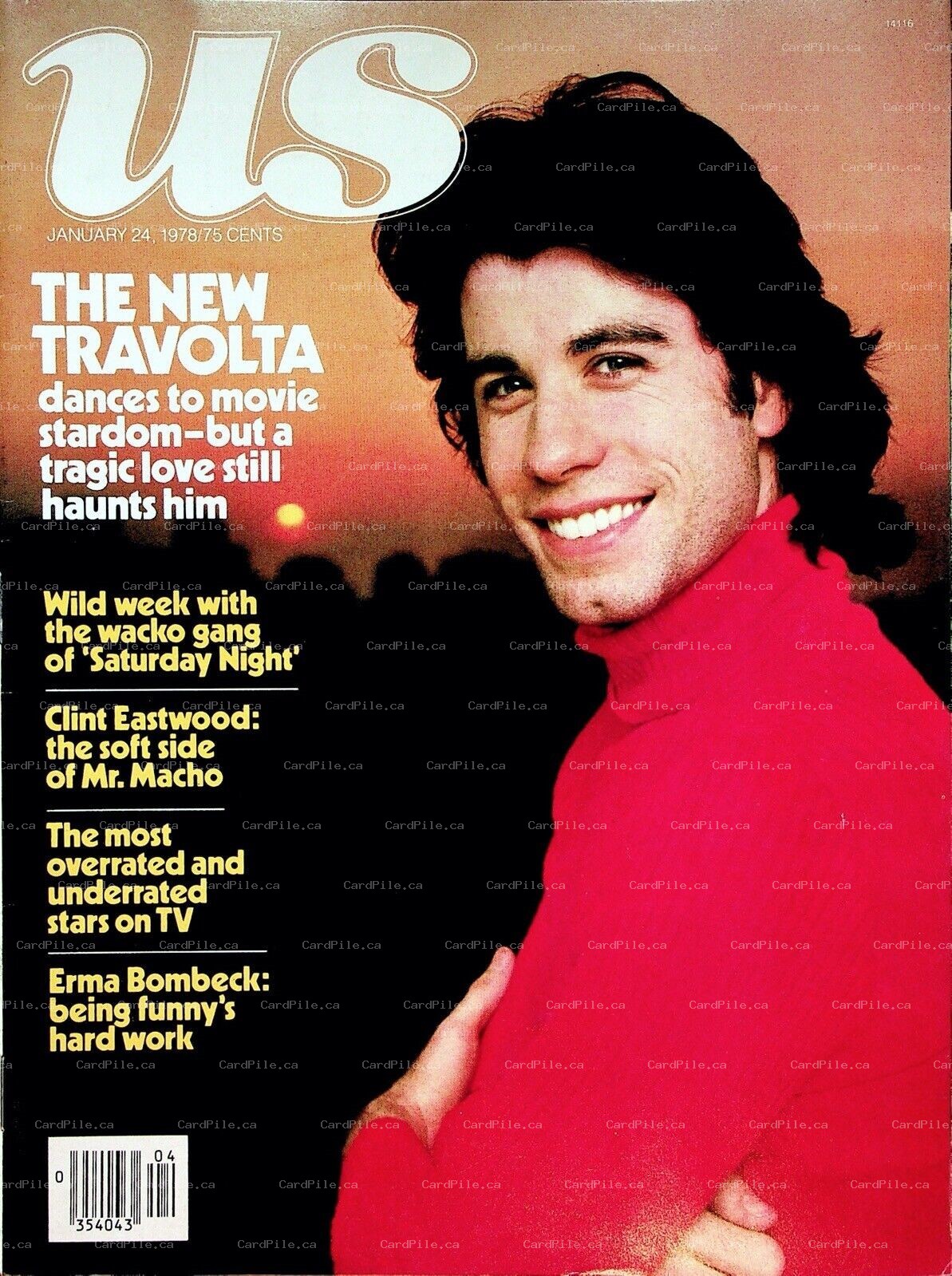 VINTAGE US Magazine 1978 January Travolta Clint Eastwood Erma Bombeck
