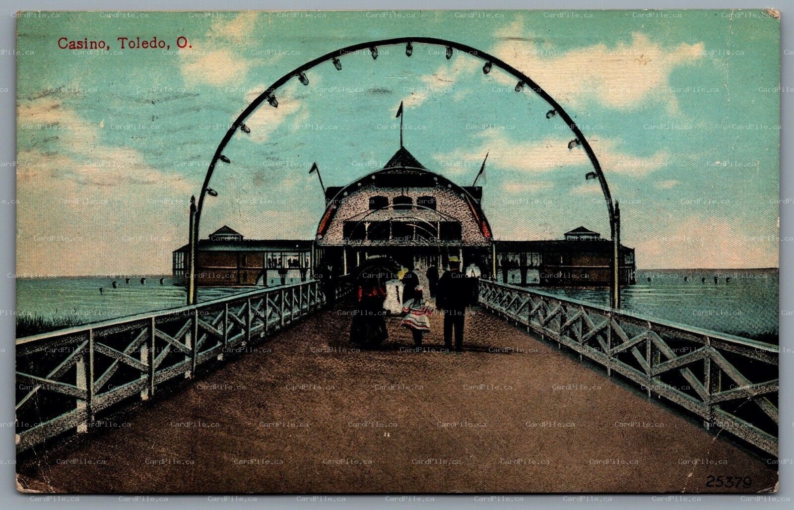 Postcard Toledo Ohio c1909 Casino Boardwalk View