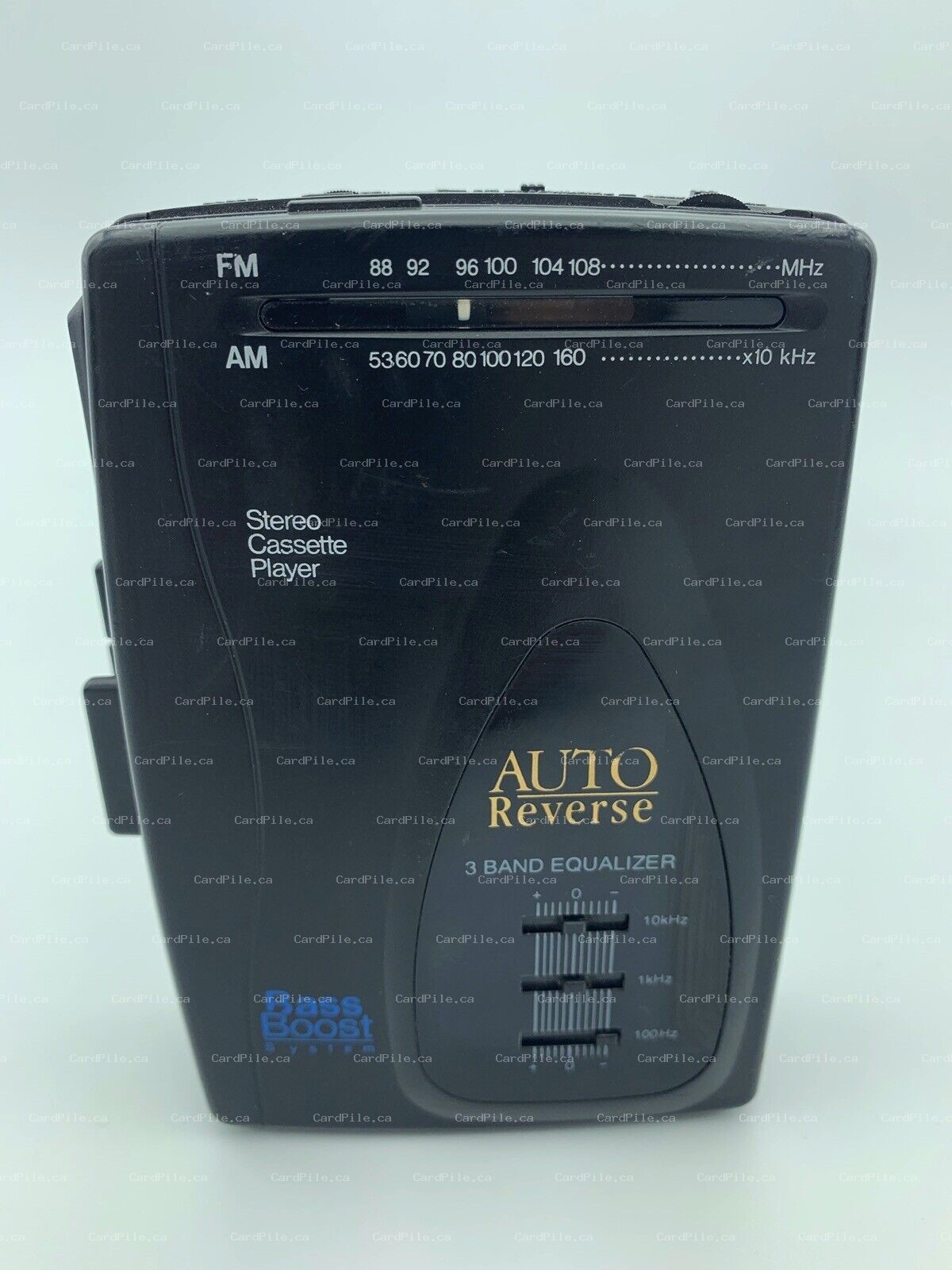 USED Vintage Citizen JWS 694 Portable AM/FM Radio Cassette Player Bass Boost 