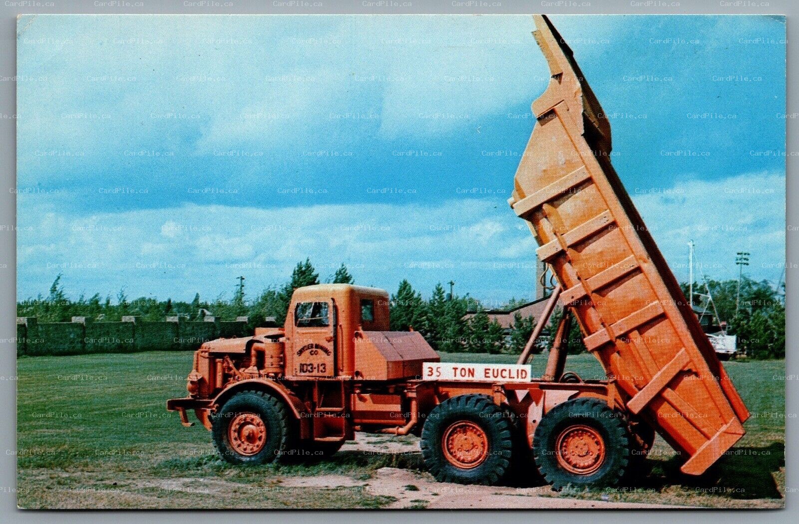 Postcard Chisholm MN c1960s Minnesota Museum of Mining 35 Ton Euclid Dump Truck