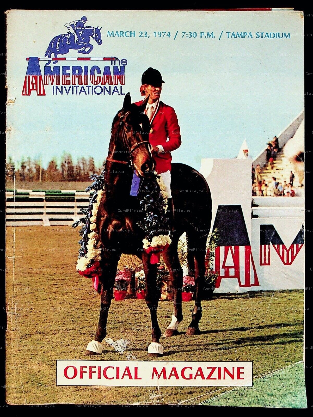 Equestrian 1974 March 23 American Invitational Tampa Stadium Official Magazine