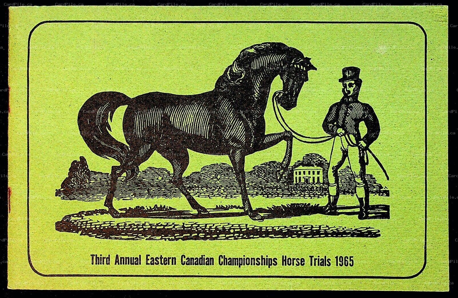 Equestrian 1965 Third Annual Eastern Canadian Championship Horse Trials