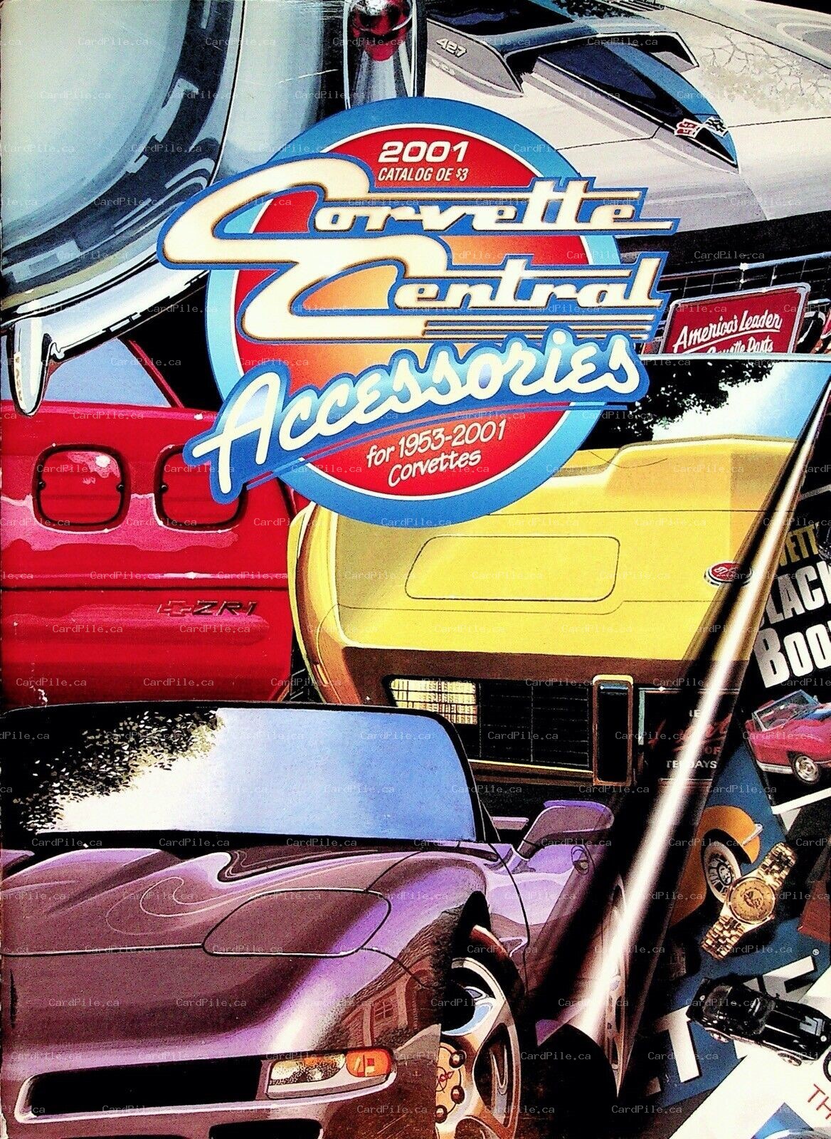 2001 Corvette Central Catalog Corvette Accessories Guide For 1953-2001