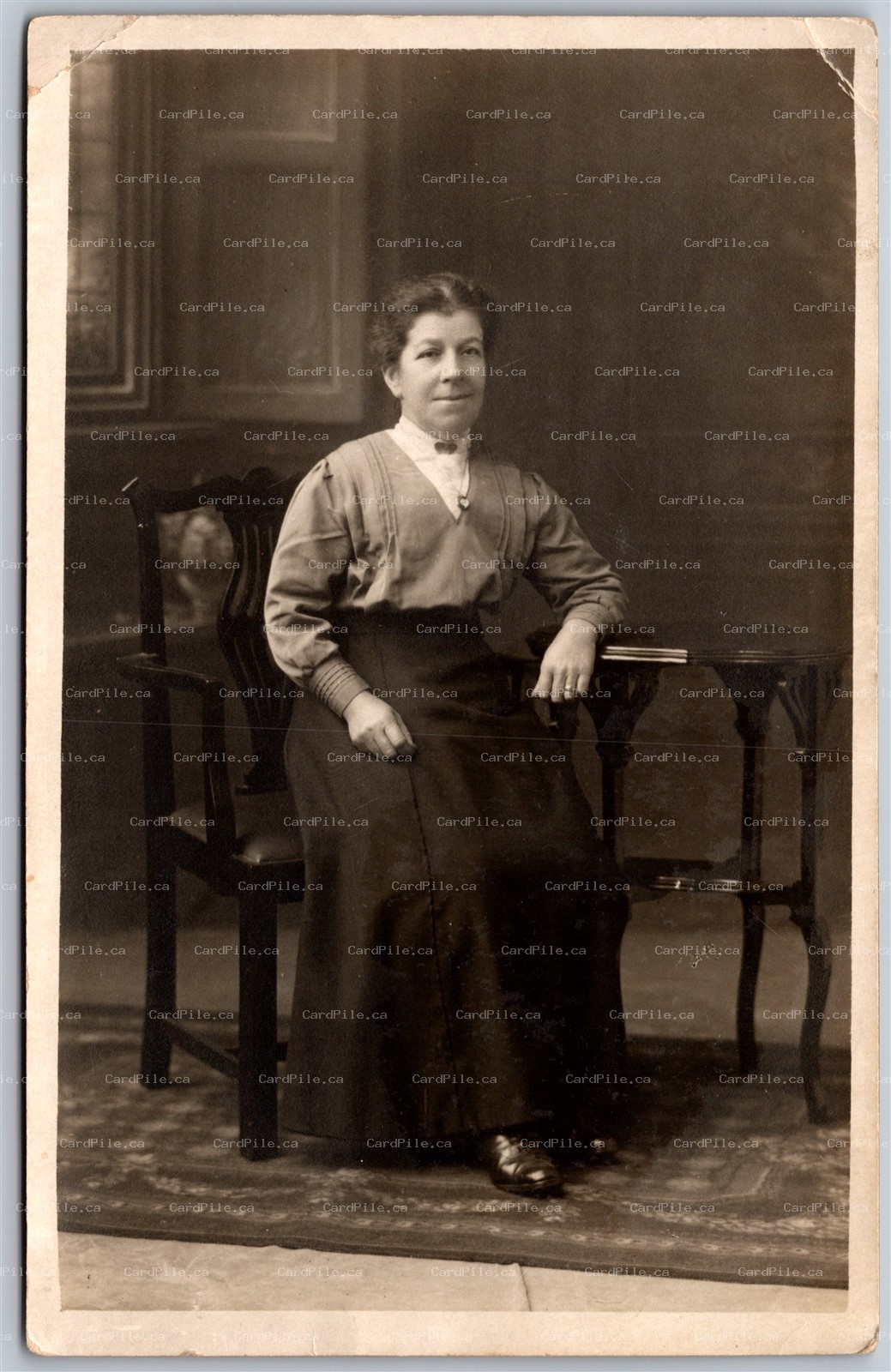 Postcard RPPC c1910s Studio Photo of Lady Mrs. Beal A