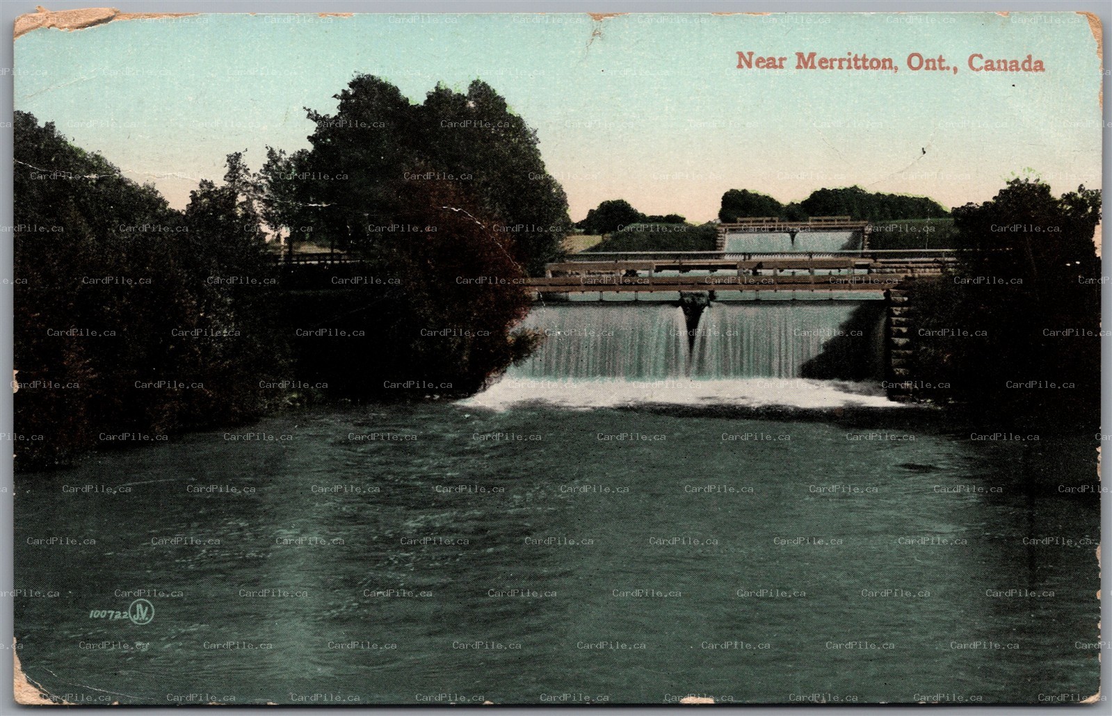 Postcard Merritton Ontario c1911 Scenic View Lincoln County *as is*