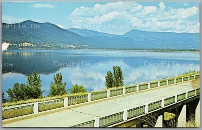 Postcard Shuswap Lake British Columbia Scenic Lake View