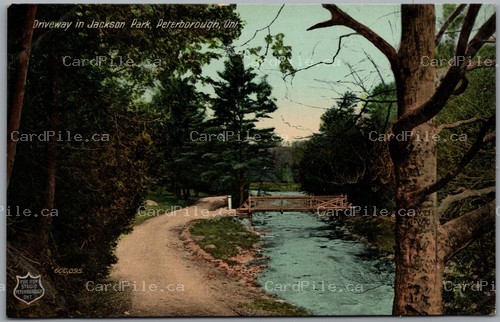Postcard Hereborough England c1905 Driveway Jackson Park