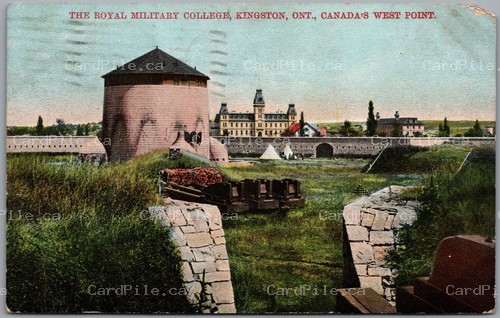 Postcard Kingston Ontario c1908 Royal Military College