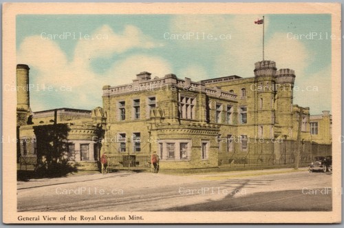 Postcard Ottawa Ontario c1930s General View of the Royal Canadian Mint