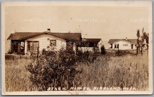 Postcard RPPC Kirkland Washington 1929 Beach Homes to Seattle CDS Cancel