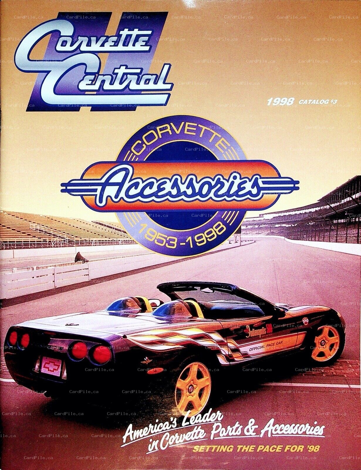 1998 Corvette Central Catalog Corvette Accessories Guide For 1953-1998