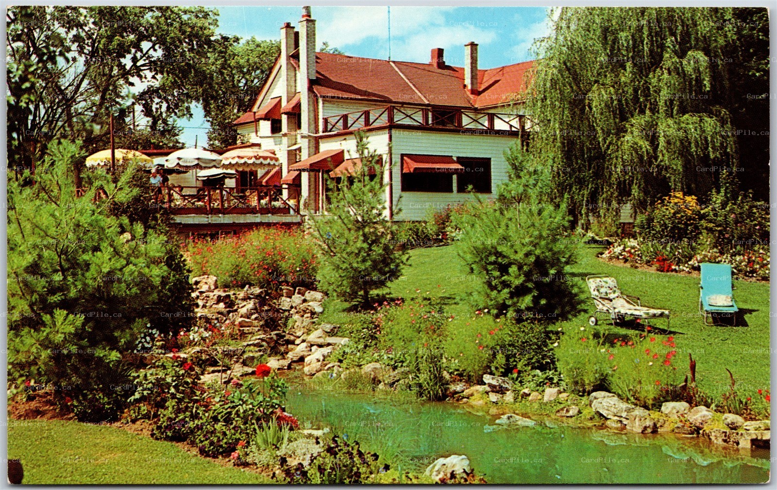 Postcard Terra Cotta Ontario c1960s View of Inn Caledon Hills Peel Region