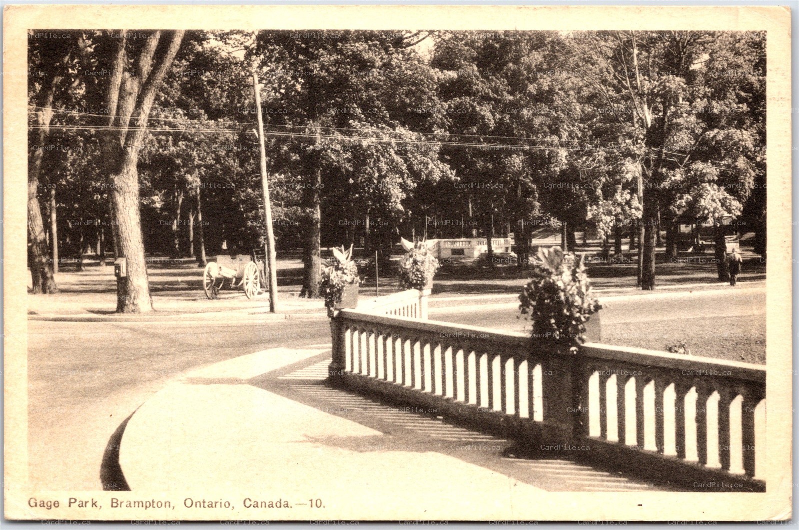 Postcard Brampton Ontario c1951 Gage Park Peel Region by PECO