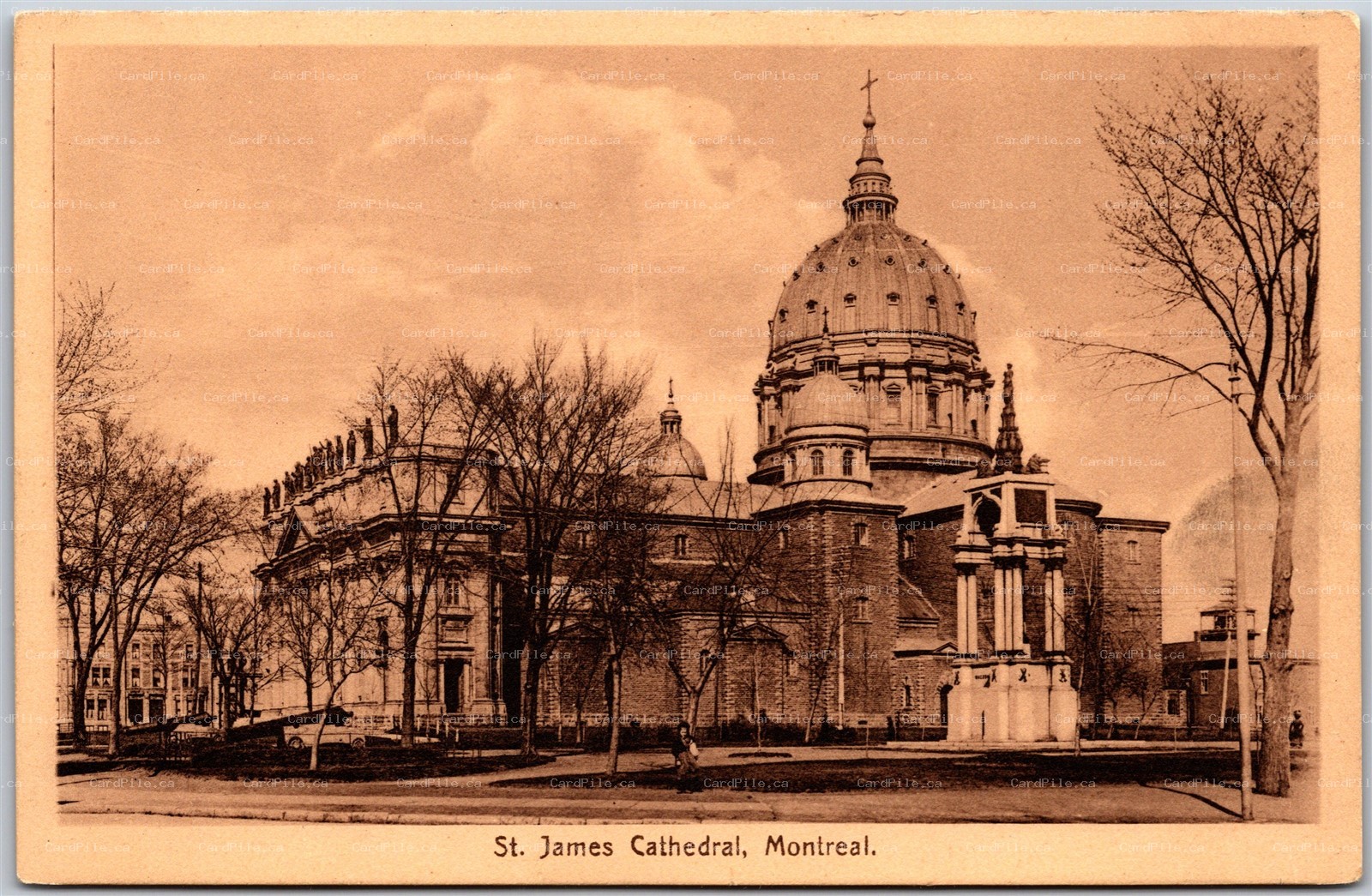 Postcard Montreal Quebec c1910s St. James Cathedral by ISC Picton