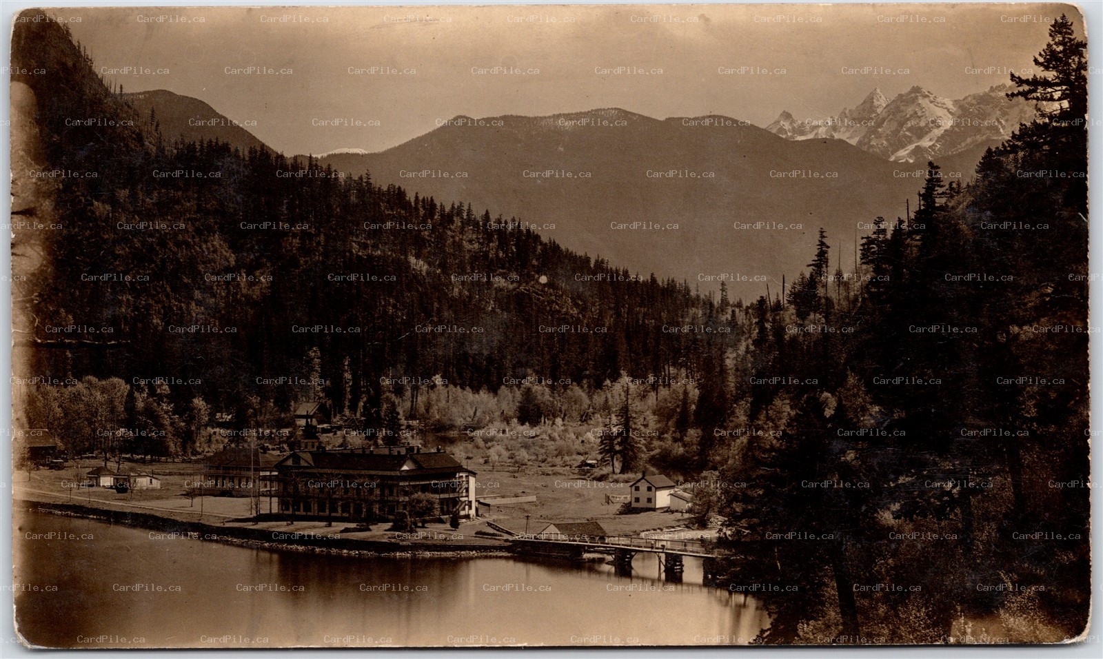 Postcard Harrison Hot Springs British Columbia St. Alice Hotel