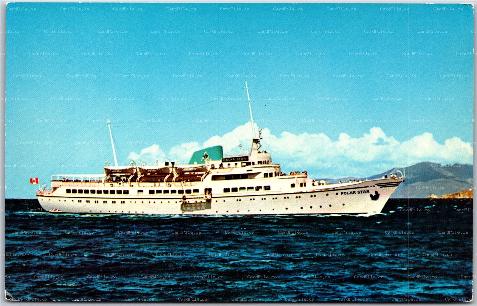 Postcard D. E. S. Polar Star Cruising Scenic Waters of Western Hemisphere