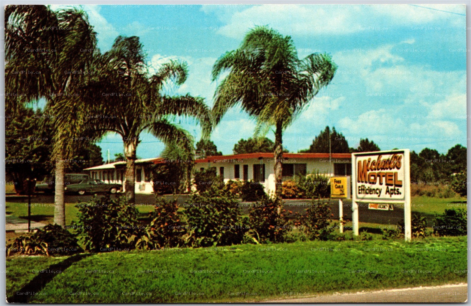 Postcard Bonita Springs Florida c1960s Michael's Motel Route 5