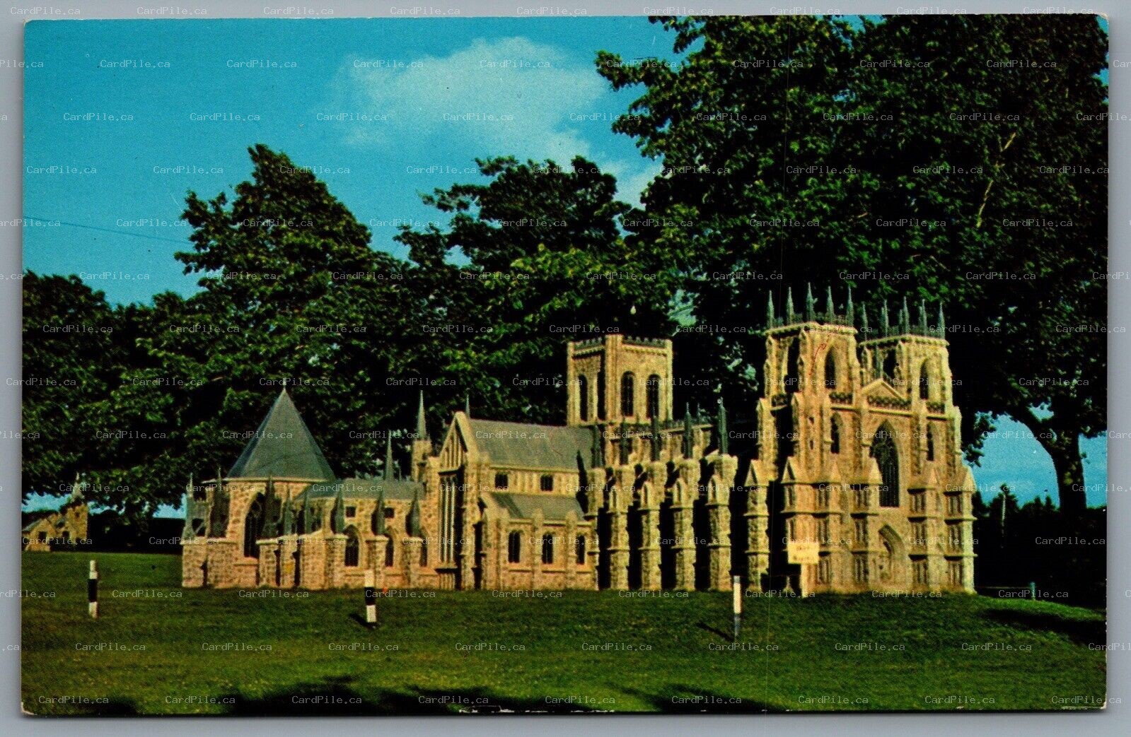 Postcard Kensington PEI c1970 York Minster Cathedral Woodleigh Replicas