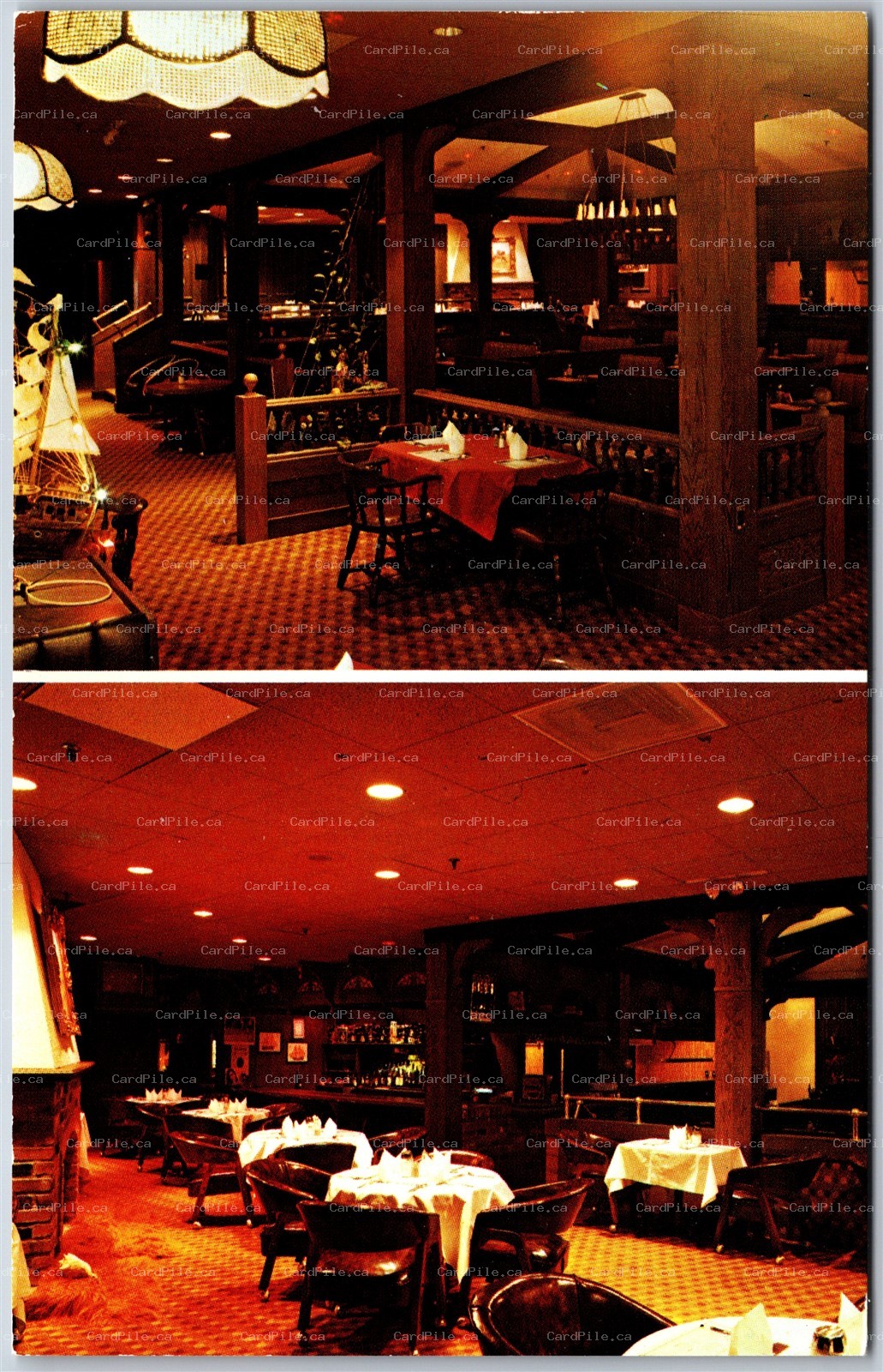 Postcard Waterloo Ontario c1980s Welcome to Texas Bar-B-Que Dual View