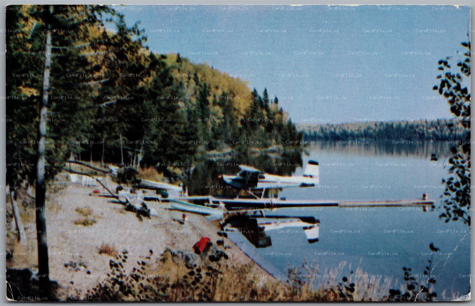 Postcard Chapleau Ontario 1972 Theriault Air Service Ltd. Airways Outpost Camp