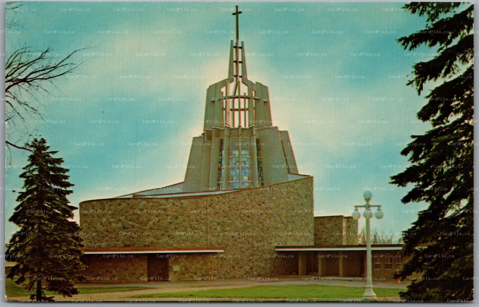Postcard King Ontario Marylake Shrine of our Lady of Grace Augustinian Fathers