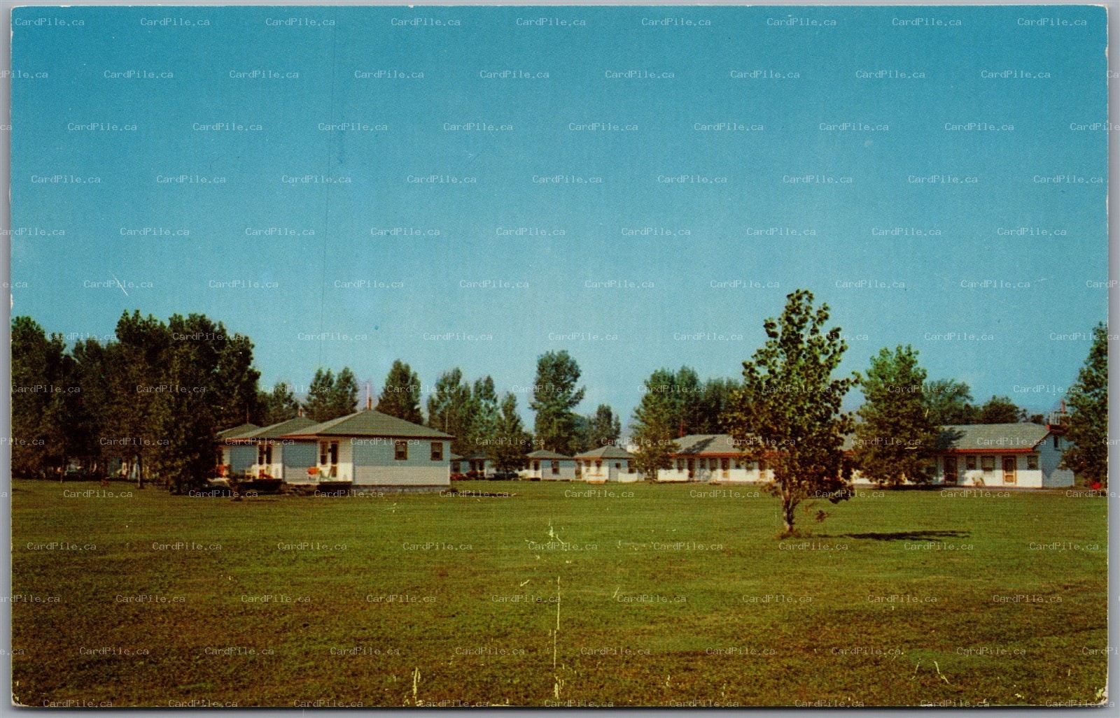 Postcard St. Sulpice Quebec R. Bonin Cabins & Motel M. Alix Prop. Route 2
