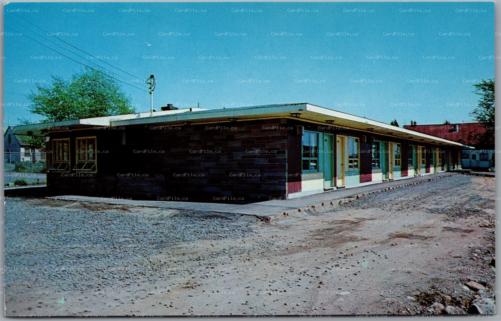 Postcard Ottawa Ontario c1960s Flamingo Hotel Montreal Road Hwy 17 Eddie Laham