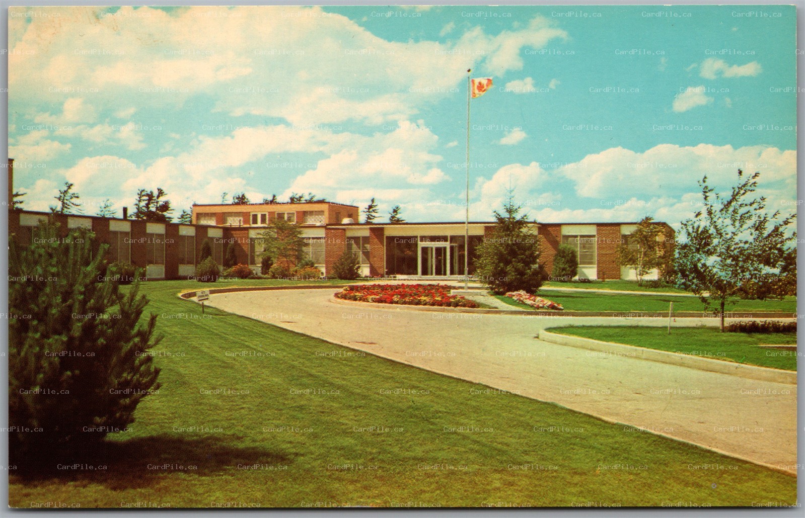 Postcard Georgetown Ontario c1973 Memorial Hospital Halton Hills