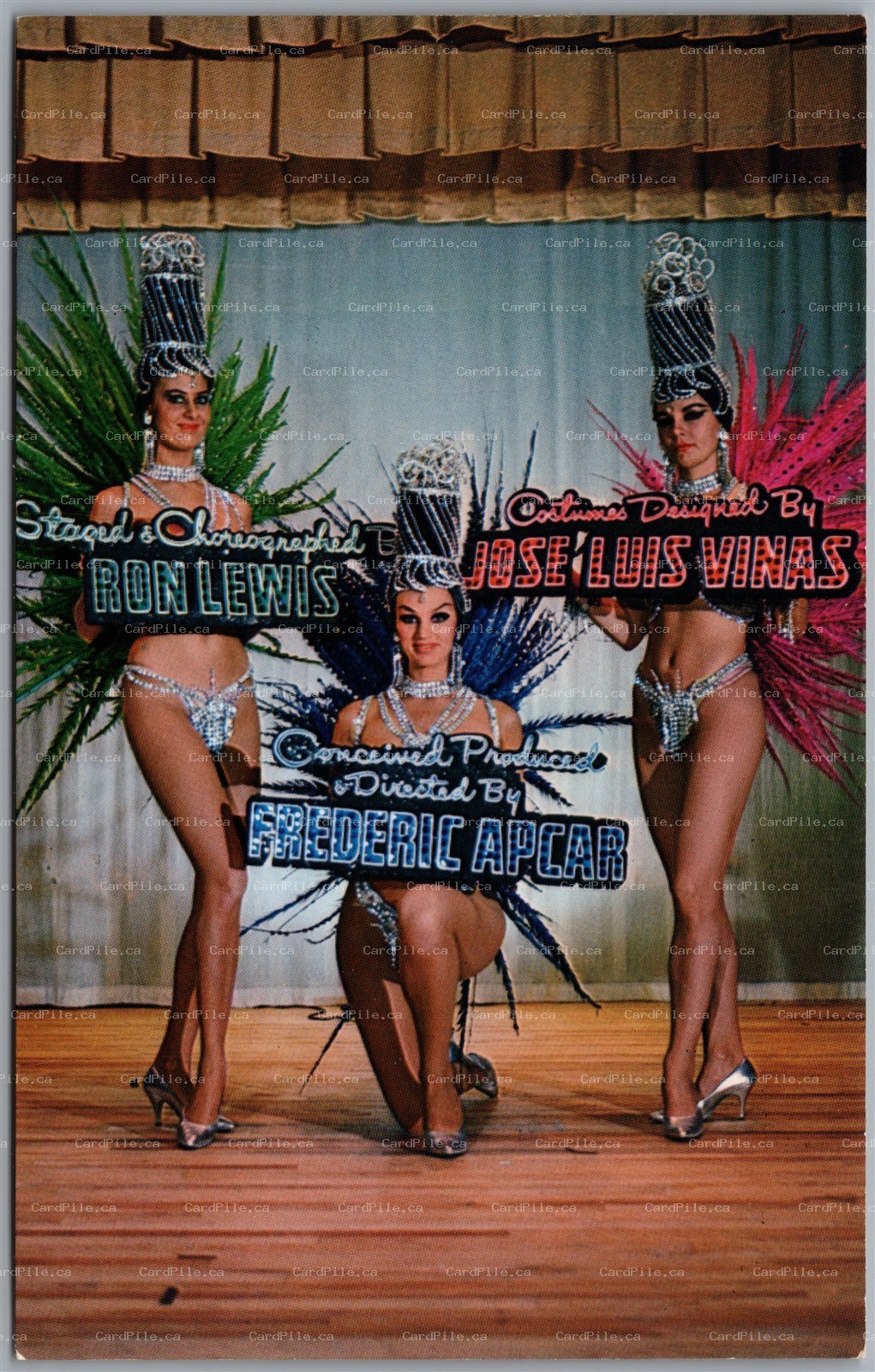 Postcard Crystal Bay Nevada Vive Les Girls at Nevada Lodge Washoe County