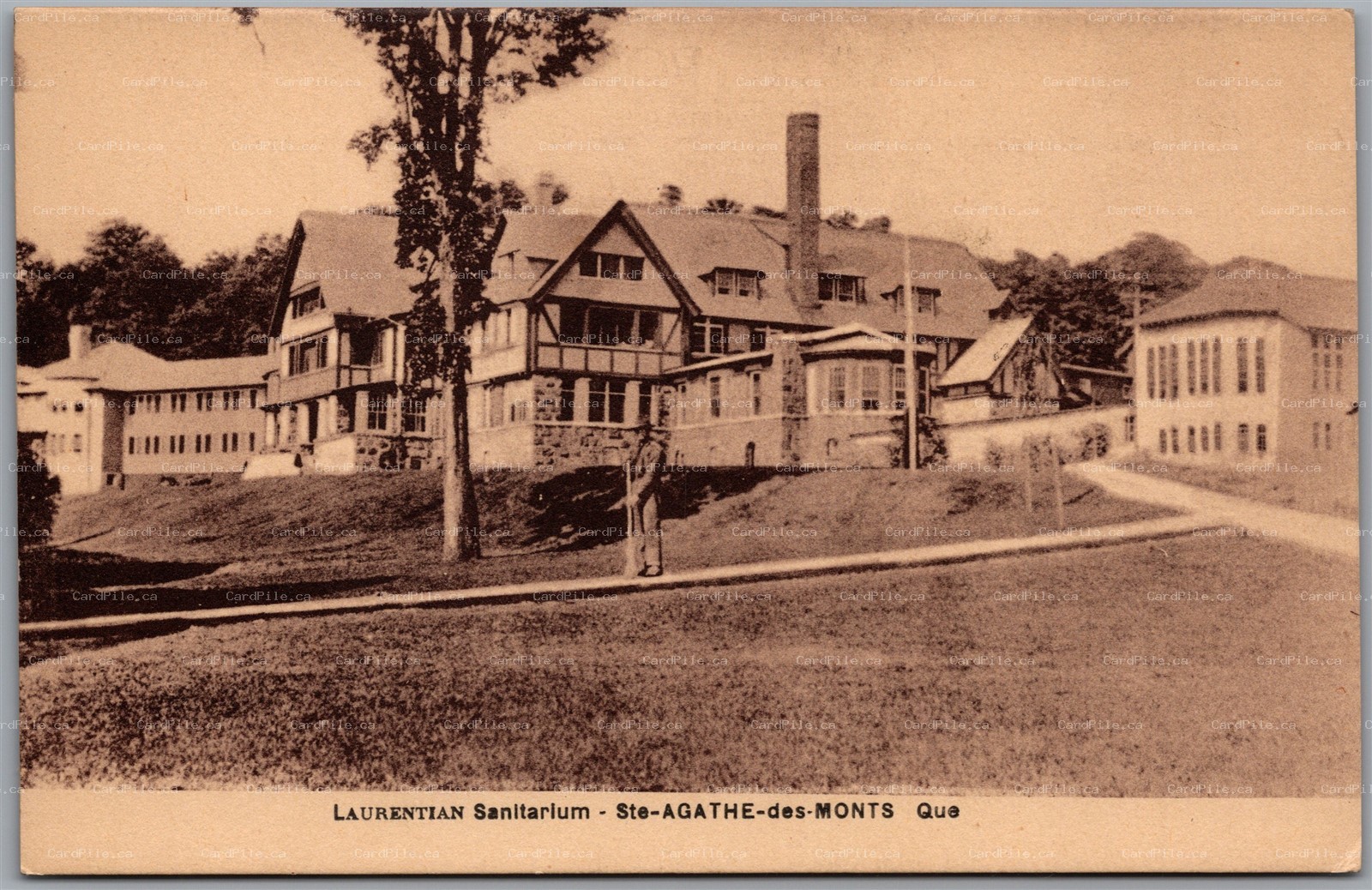 Postcard Ste. Agathe des Monts Quebec Laurentian Sanitarium