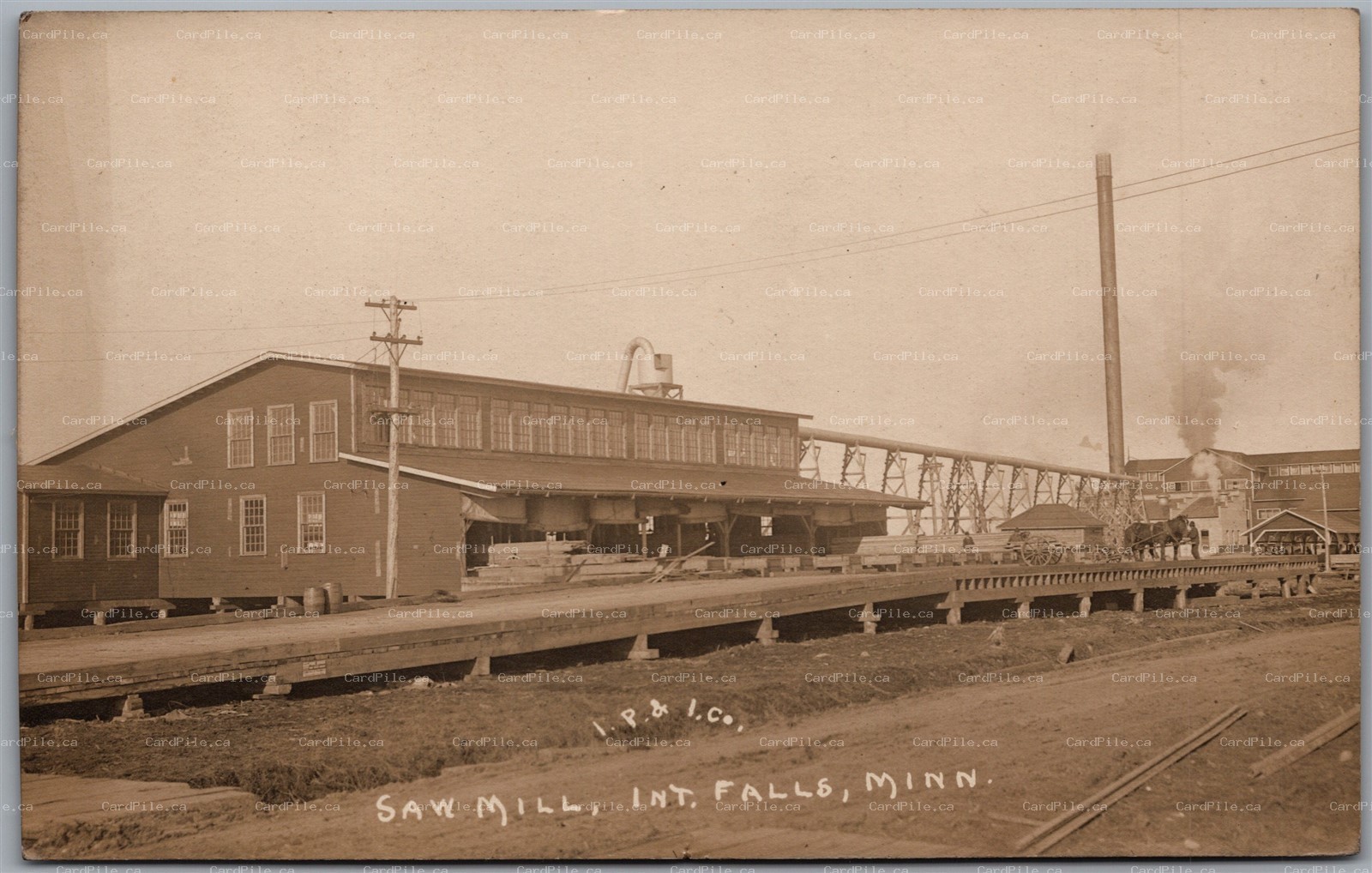 RPPC International Falls Minnesota Saw Mill Koochiching Co. by I.P & I.C.O.