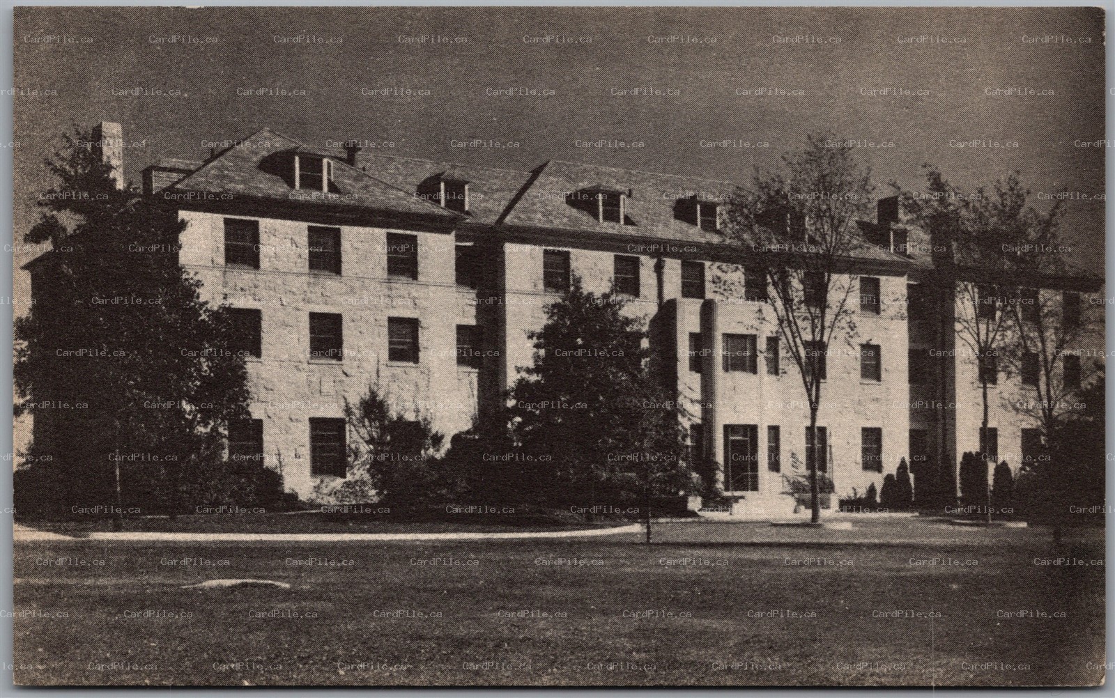 Postcard New London Connecticut College Mary Harkness House