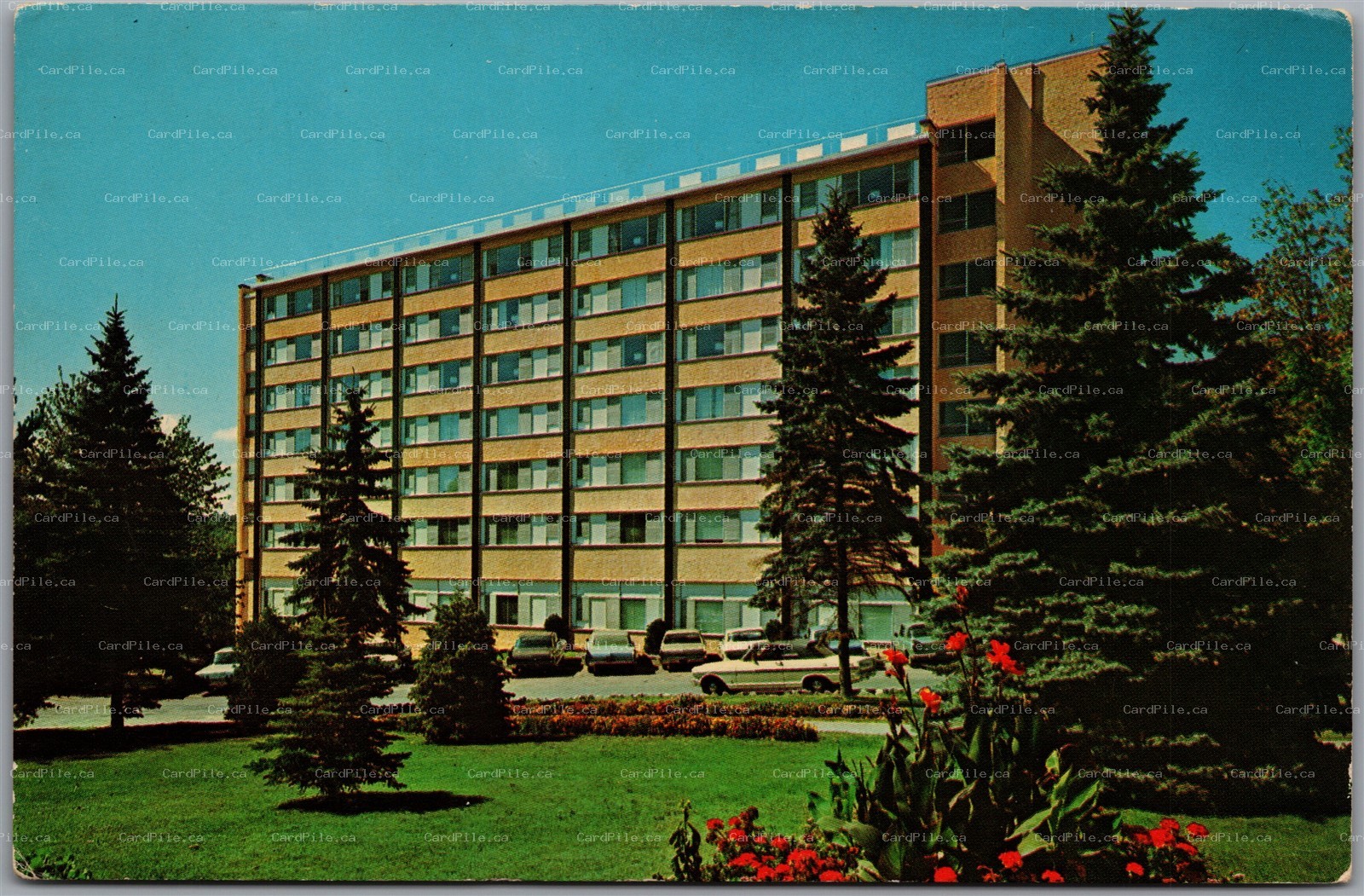 Postcard Liberty New York Grossinger's Catskill Resort Hotel Jennie G Building