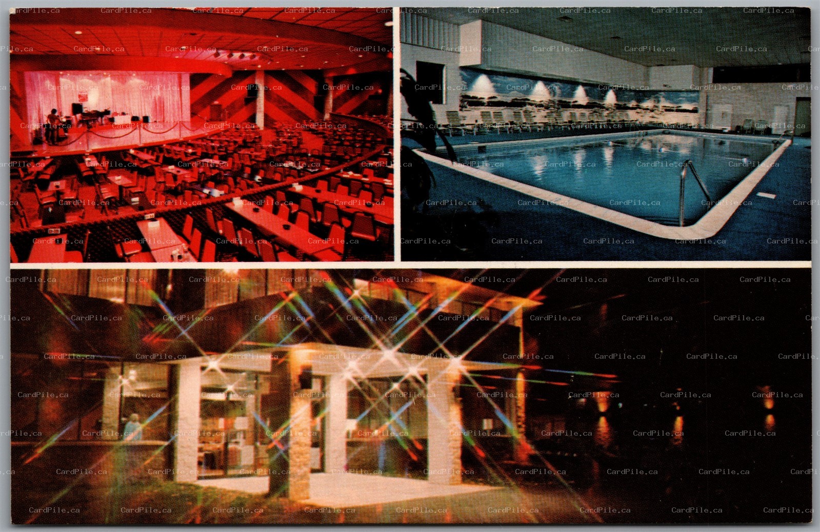 Postcard Callicoon New York Villa Roma Country Club Multi Views Pool Sullivan Co