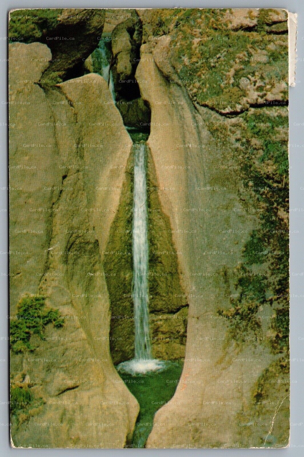 Postcard Jasper AB 1971 Punch Bowl Falls Between Pocahontas & Miette Hot Springs