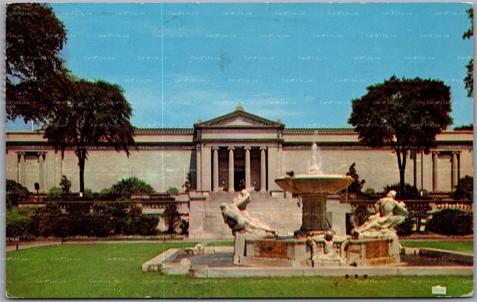 Postcard Cleveland Ohio c1962 Museum of Art at Wade Park