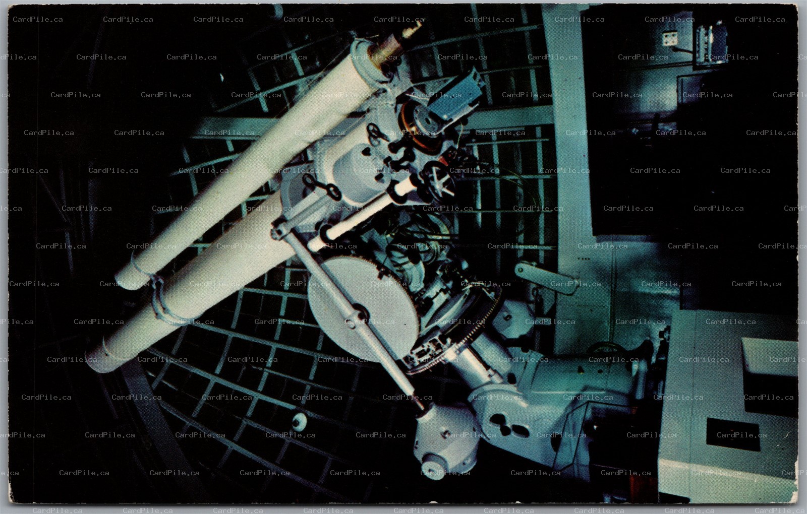 Postcard Los Angeles California Griffith Observatory and Planetarium Telescopes