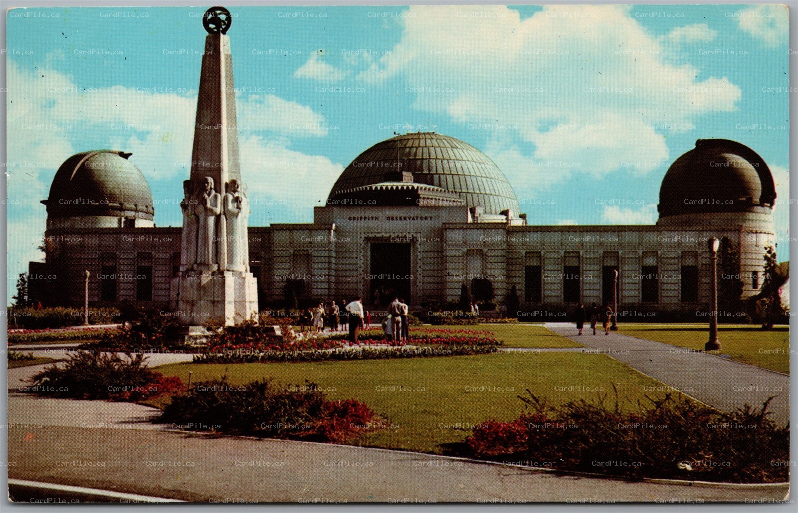 Postcard Los Angeles California Griffith Park Observatory and Planetarium