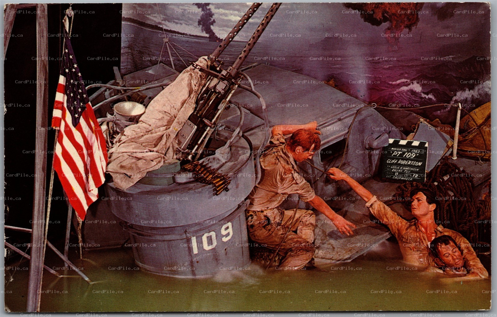 Postcard Buena Park California Movieland Wax Museum P.T. 109 Set