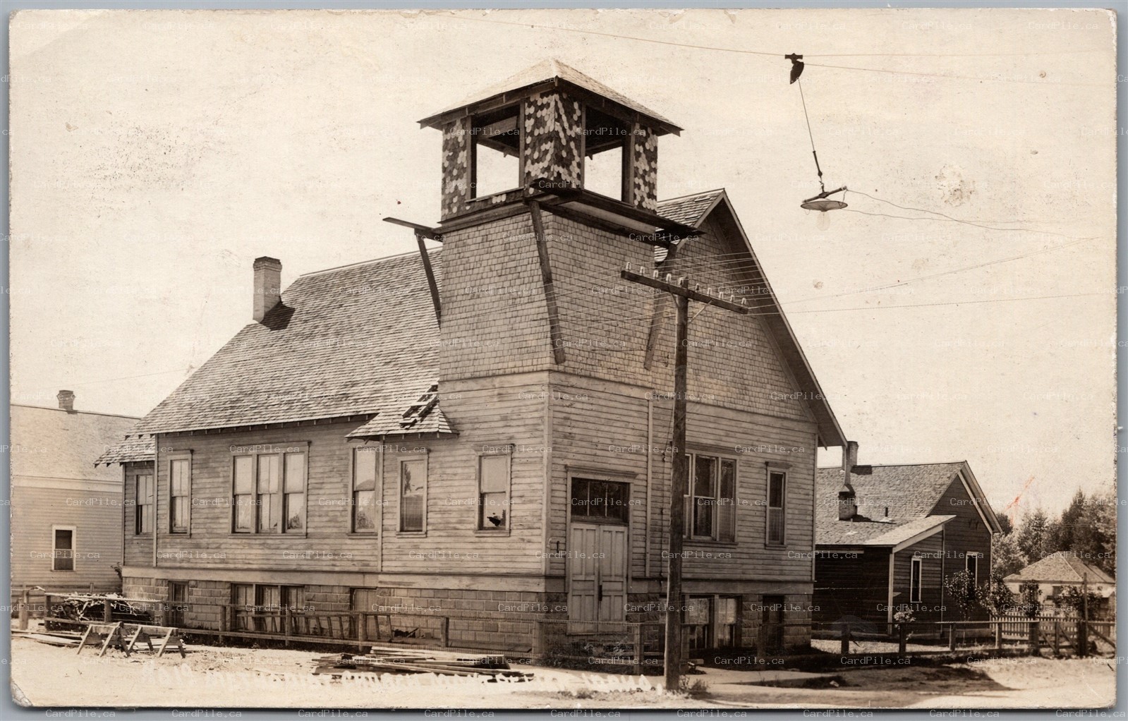 Postcard RPPC c1910s Montpelier Idaho Methodist Church Bear Lake County