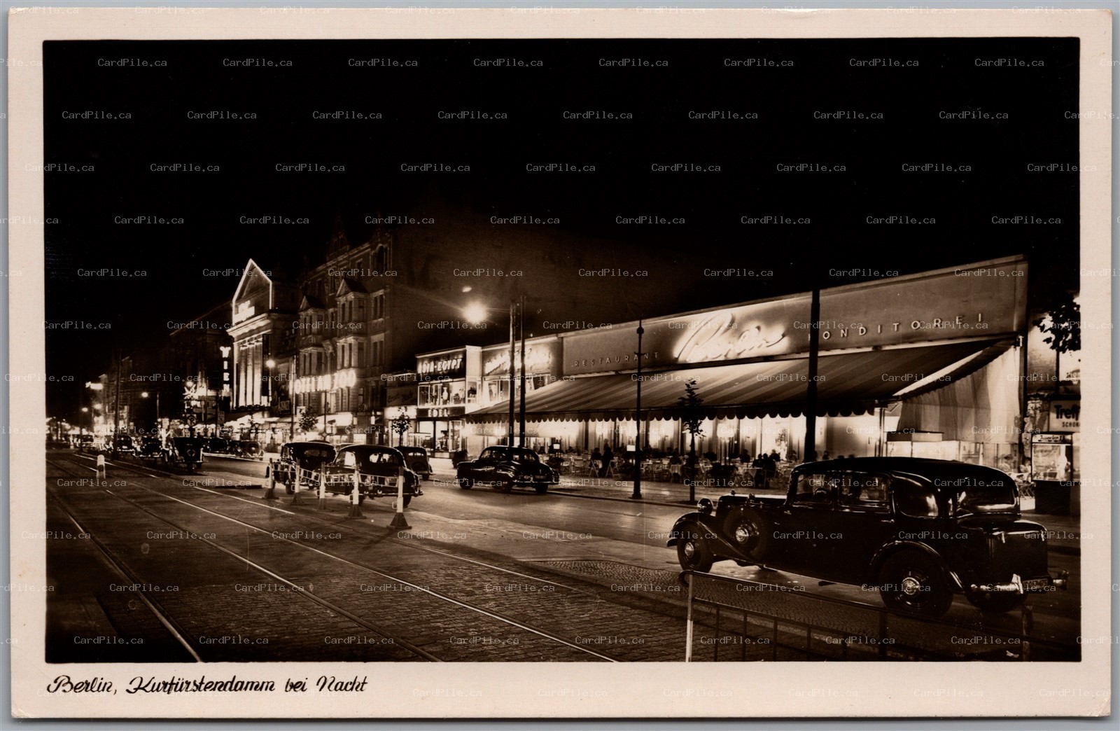 Postcard RPPC Berlin Germany Kurf