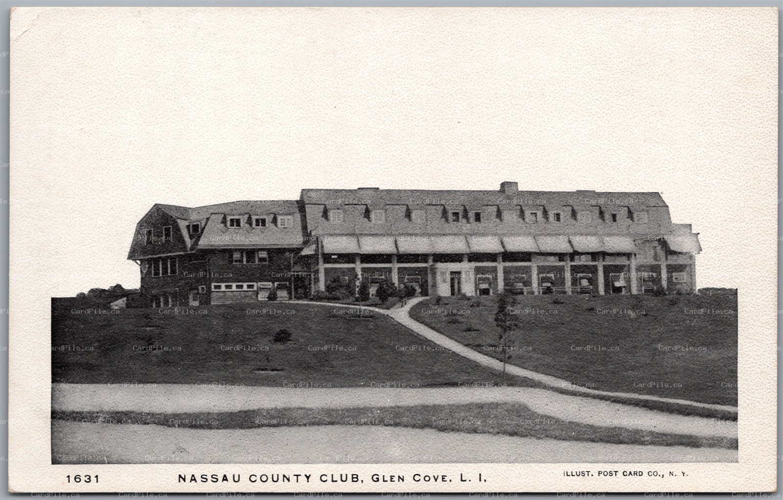 Postcard Long Island New York c1910s Glen Cove Nassau County Club