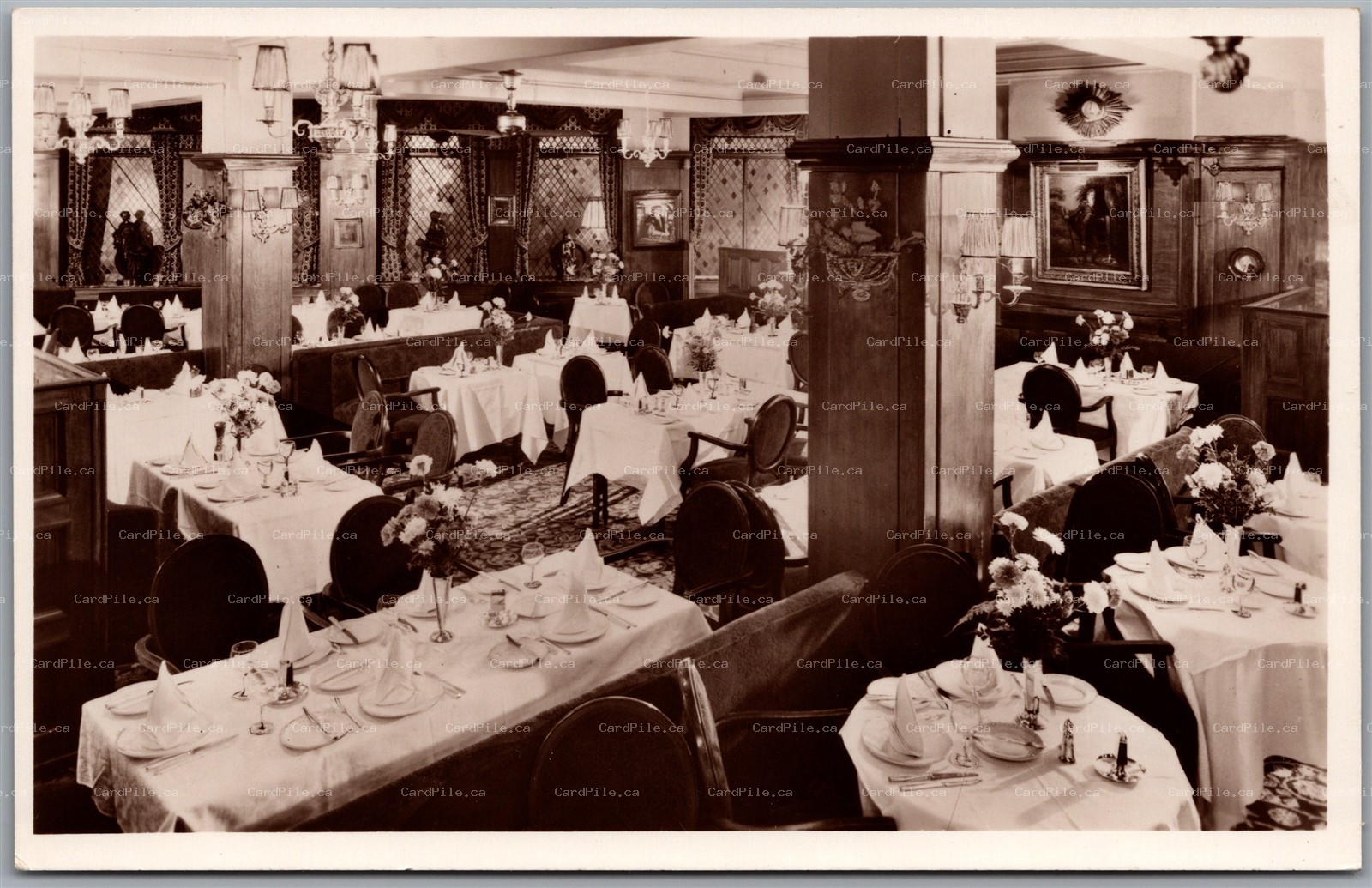 Postcard RPPC London England The Fry Theatreland's Famous Restaurant