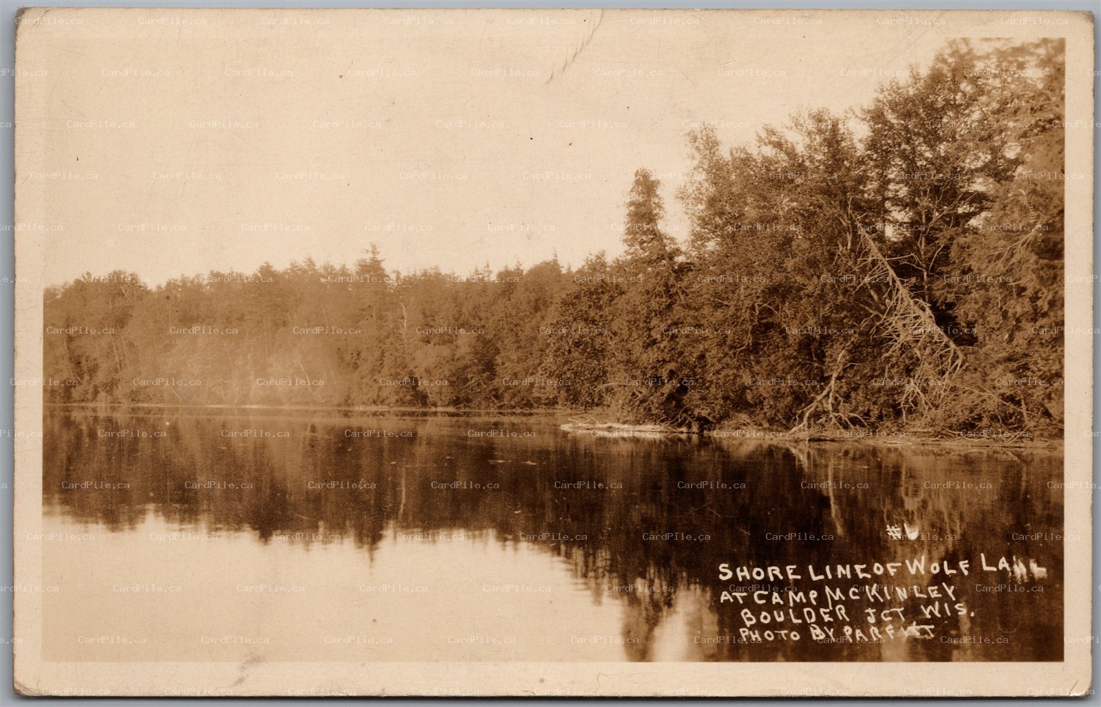 RPPC Boulder Junction Wisconsin Shore Line Wolf Lake Camp McKinley by Parfitt