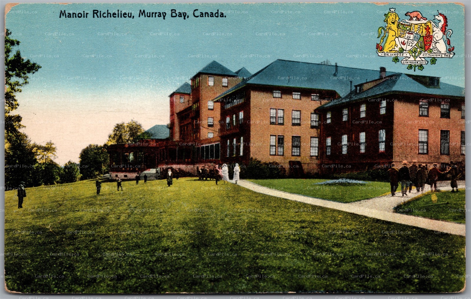 Postcard Murray Bay Quebec c1910s Manoir Richelieu by Novelty Mfg.