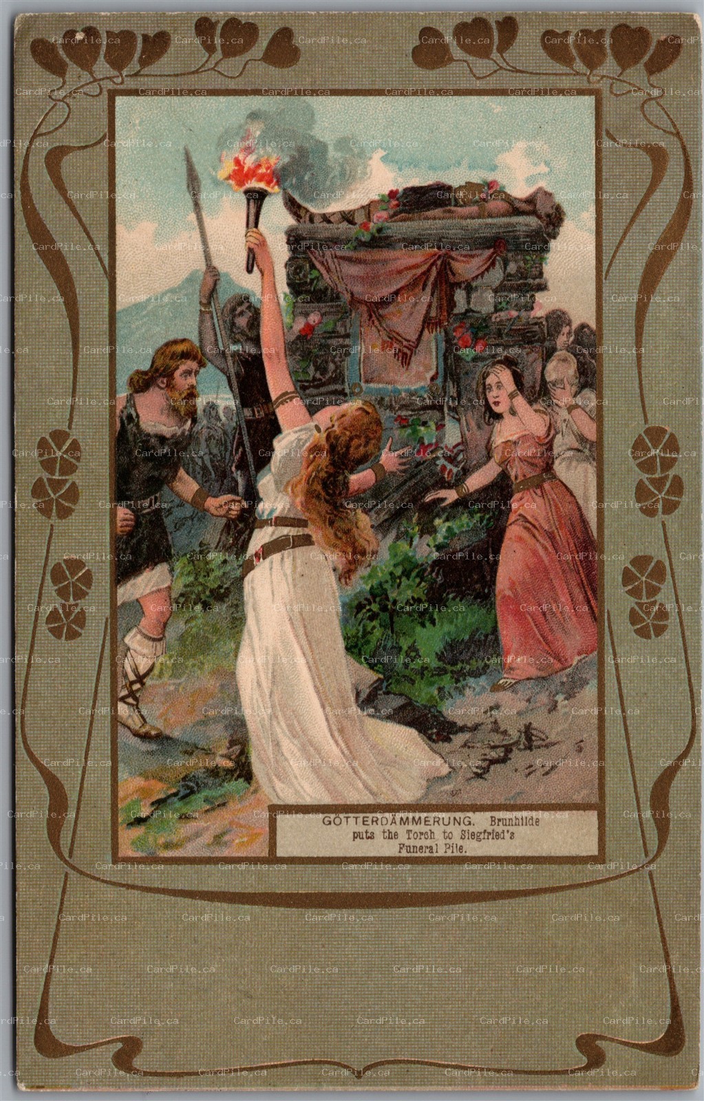 Postcard Tuck Richard Wagner Opera c1900s G