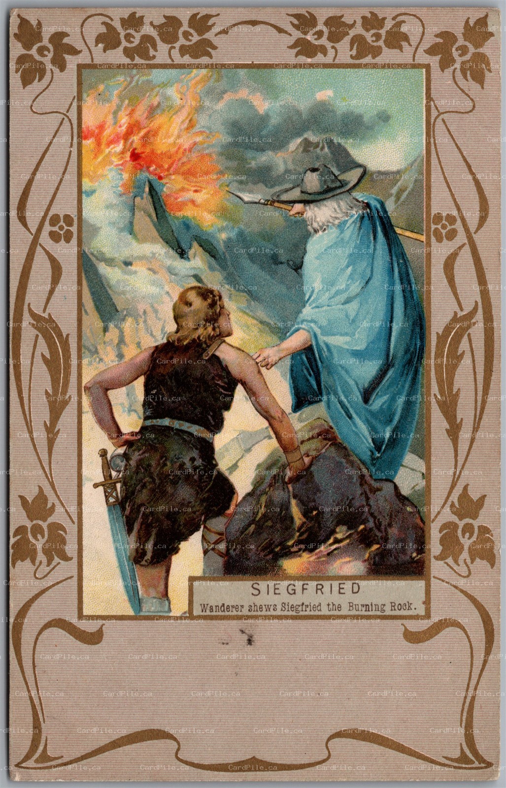 Postcard Tuck Richard Wagner Opera c1900s Siegfried Series I 690 Lot of 3