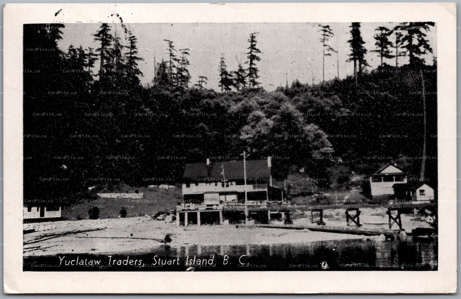 MASTER Postcard Stuart Island British Columbia