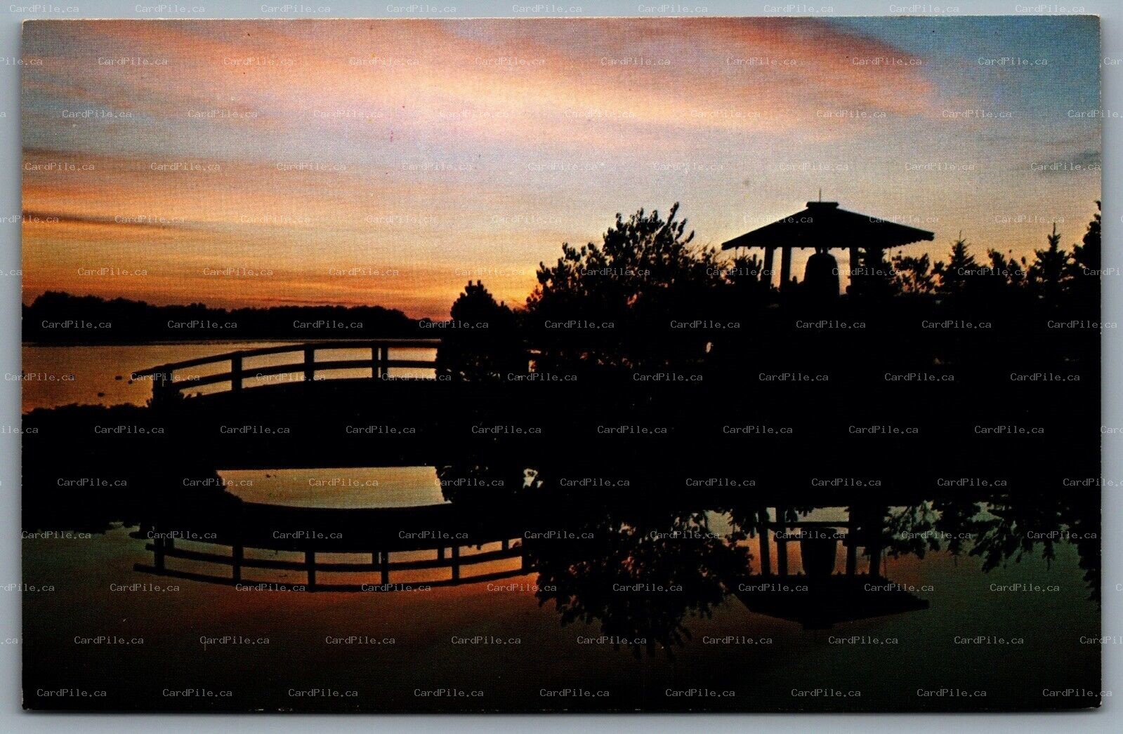 Postcard Lethbridge AB c1950s Nikka Yuko Centennial Garden Sunrise View